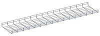 Quest Manufacturing Wire Mesh Cable Tray, 10' x 4"W x 2"H, Zinc (CT1004-03)