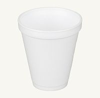 Dart 12J16, 12 Oz. White Foam Cup with White Lift'n'Lock Plastic Cup Lid, Customizable Disposable Hot and Cold Drink Beverage Tea Coffee Cups (50)