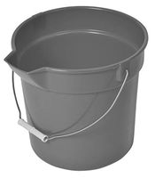 Continental Huskee Buckets, 14 Quart, Gray