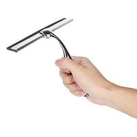 NAMI Shower Squeegee Glass Magnetic Window Cleaner Squeegee Cleaner Shower Kitchen Bathroom Mirror Rubber Wiper with Hanger Hook Rack