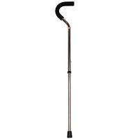 PCP Lightweight Offset Handle Foam Grip Adjustable Cane, Bronze