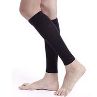 Yunhany Direct 1pair Compression Stockings Socks Relieve Calf Pain Swelling Varicose Veins (Color : Black, Size : M)