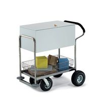 Charnstrom Deluxe Solid Medium Metal Cart with Locking Top (B245)