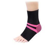 Ankle Brace Compression Support -Achilles Tendon Support,Ankle Support for Ligament Damage (Color : Red)