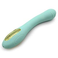 LED Light Therapeutic Personal Massager - 10 Speeds Patterns - USB Rechargeable - Handheld Cordless and Powerful - Massager for Muscle Aches - Sports (Green)