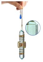 3.5" Buddha Maitreya the Christ Etheric Weaver® in Gold Wire - Quartz Crystal Vibrational Healing Tool