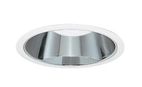 HALO 426, 6" Trim Reflector Cone White with Clear Specular Reflector Cone