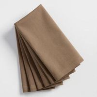 Sleep Well Bedding Genuine Premium Satin Plain Taupe Handkerchief Pocket Square Han key 100% Soft And Thin That Come In 12 X 12 Inch Size
