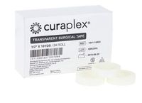 CURAPLEX Transparent Surgical Tape, 10 YDS, 1/2 in,24/BX, 12BX/CS (CASE)