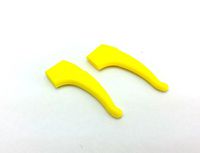 LMP Optical Premium Grade Comfortable Silicone Anti-Slip Holder for Glasses, Ear Hook, Eyeglass Temple Tip (Yellow)