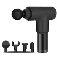 Massage Gun Muscle Massager, Hasde Percussion Massager for Deep Tissue and Fascia, Electric Handheld Massager for Muscle Relief with 2500mAh Battery, 4 Interchangeable Head Attachments