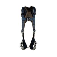 DBI/SALA ExoFit NEX, 1113127 Construction Harness, Alum Back/Side D-Rings, Locking Quick Connect Buckles, Sewn In Hip Pad & Belt, Large, Blue/Gray