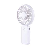 USB Fan Mini TechCode Portable Rechargeable Hand Fans USB Rechargeable Quiet Fan Adjustable Personal Fan 3 Adjustable Speeds Necklace Cooling Fan Lightweight Pocket Fan for Home, Office,Outdoor, White