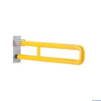 Bathroom safety rails Bathroom Handrails, Bathroom Stainless Steel Fold Safety Armrest (Color : Yellow, Size : 75cm)