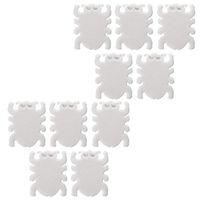 COCOPLAZA 10 PCS Oil Absorbing Sponge, Hot Tub Scum Sponge Spa Oil Absorber for Cleaning Swimming Pool, Absorb Oil Slime Grime