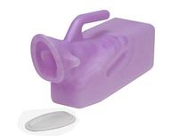 Mabis Female Urinal, with Leak-Resistant Lid