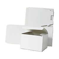 JAM PAPER Gift Box with Open Lid - 9 x4 1/2 x 4 1/2 - White - Sold Individually