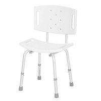 Renxiarx Free Standing Toilet Frame,Folding Commode Chair,Shower Chair Bathrooms,Non-Slip Bath Stool Adjustable Leg Pregnant Women, Children,The Elderly and The Disabled Folding Bath Seat