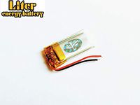 BIHUADE 3.7V 401225 90MAH Lithium Polymer Li-Po Rechargeable Battery for DIY Mp3 MP4 MP5 GPS