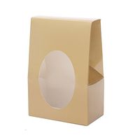 EZEK Colored Gift Boxes upright gift boxes with window Picnic Wedding Birthday Valentine Party, packs of 12