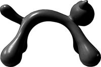 EDX Pressure Point Massager, Hand Held Trigger Point Stick in Cute Cat Shape