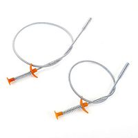Household Hand Tool, Drain Clog Remover Drain Hair Remove Tool丨23.6 inch Bendable Sink Cleaning Hook, Sewer Dredging Tool Kitchen Spring Tube epilator for Sink Kitchen and Bathroom