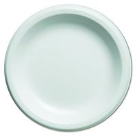 Genpak LAM09 9-Inch White Elite Laminated Foam Dinnerware Plate 125-Pack (Case of 4)