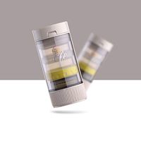 Pill Cutter and Crusher Combo - 4 in 1 Small Pill Splitter Medication Vitamin Grinder Powder Storage Cup for Infant Baby Kid Elder, (Cutter and Crusher Combo) (Gray)