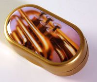 Travel Contact Lens Case - Small - Inventive Travelware (Trumpet)