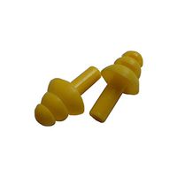 Jenny.Ben Mushroom Waterproof earplugs Christmas Tree Swimming earplugs 2 Pairs Yellow
