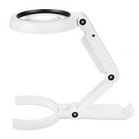 5X 11X Magnifying Glass Dual Use Table Lamp, Super Bright Stand Non Slip Repair Hand Held 8 LED Simple Authenticate Jewelry Home