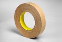 3M 9576 Clear Bonding Tape - 1 1/2 in Width x 4 mil Thick - Densified Kraft Paper Liner - 84267 [Price is per CASE]