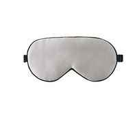 Mission Sweet,Pure Mulberry Silk Eye Mask/Eye Cover, Blindfold(1,Silver Grey)