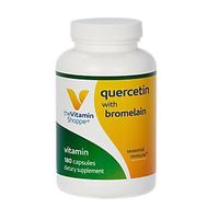The Vitamin Shoppe Quercetin with Bromelain, Antioxidant That Supports A Healthy Immune for All Seasons (180 Capsules)