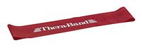 TheraBand Resistance Band Loop, Professional Latex Mini Band for Lower Pilates, Crossfit, Yoga, Stretching, Physical Therapy, Strength Training Without Weights, 18 Inch, Red, Medium, Beginner Level 2