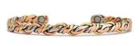 BillyTheTree Jewelry Rainforest - Sergio Lub Copper Magnetic Therapy Bracelet - Made in USA!| Size/Style| Polished - Small - Up to 6 inches