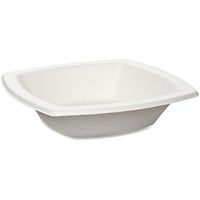 Solo Cup 12BSC2050PK Bare Eco-Forward Sugarcane Dinnerware, 12oz Bowl, Ivory, 125/Pk