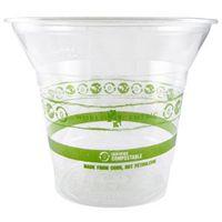 World Centric's 100% Biodegradable, 100% Compostable PLA 10 Oz Cold Cup (Package of 200)