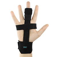 Vive Trigger Finger Splint - Full Hand and Wrist Brace Support - Adjustable Locking Straightener - Straightening Immobilizer Treatment for Sprains, Pain Relief, Mallet Injury, Arthritis, Tendonitis