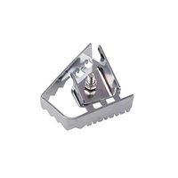 Frames & Fittings wupp 1 PC Pedal Extender Silver Rear Brake Lever Pedal Extended Rear Brake Support Pad Extender for BMW F800GS / F700GS#Y50 - (US, Color: Silver)