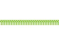 Teacher Created Resources Lime Stripes and Polka Dots Straight Border Trim (5502)