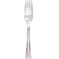 Lillian 48-Pack Plastic Forks Cutlery Bag, Clear
