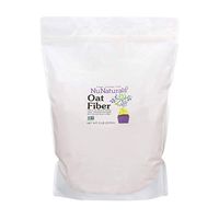 NuNaturals All Natural Oat Fiber, Non-GMO Certified, 755 Servings (5 lbs)