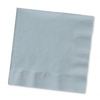 Shimmering Silver Dinner Napkins (3-Ply)(25 Pack)