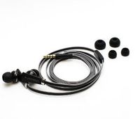 PureGear PureBoom Flat Cable Premium Stereo Headset for most 3.5mm Devices - Retail Packaging - Black, 0300101019