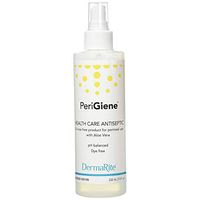 PeriGiene Rinse Free Perineal Cleanser - 7.5 Oz - Health Care Antiseptic - for Incontinent Care - with Aloe Vera, Anti Microbial, pH Balanced, Dye Free, No-Rinse, Spray Bottle