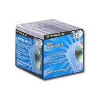 30pk slim clear CD cases