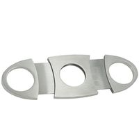 Andux Land Stainless Steel Cigar Cutter Easy to Use for All Size Cigars XJJ-01