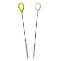 ZoLi Straw Cleaning Brush Large - Green/White (PIP, Squeak, Dash, D.LITE, Includes 2 Brushes)