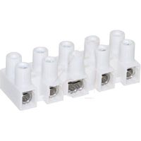 Altech HE10WPR/05 , Conn; Term Strip; Euro; 5; 15 mm; Double; 18-8 AWG; 50 A; 300 V